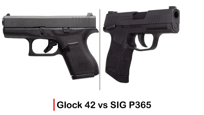 Glock 42 vs SIG P365